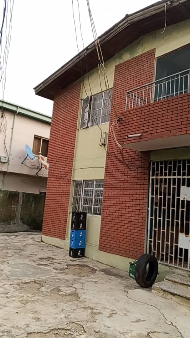 A block of 2 units 4bedroom duplex with BQs